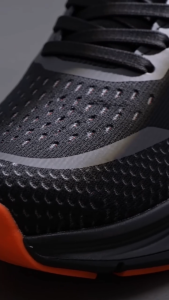 Running ShoesMens Black Lightweight Sneakers Breathable Mesh Fly Knit Shoes School Shoes Thick Sole Soft Sole Comfort Shoes