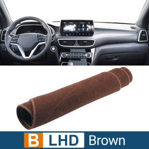 For Hyundai Tucson TL 2019 2020 Car Dashboard Mat Sun Shade Pad Non-Slip Heat Insulation Glare Reducer Interior Accessory