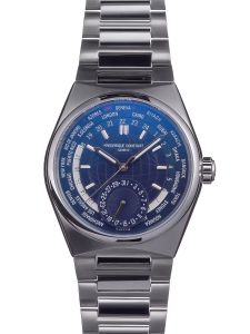 Frederique Constant นาฬิกาข้อมือผู้ชาย Manufacture FC-718N4NH6B Highlife Worldtimer Men’s Watch