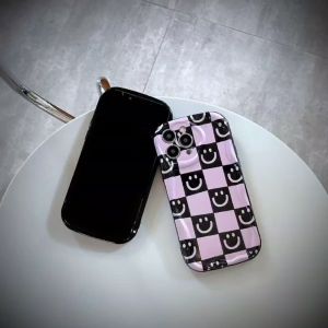 MOR Case Vivo Y01 Y02S Y12 Y12A Y12S Y15 Y15S Y16 Y17 Y17S Y20 Y20S Y21 Y21S Y21T Y27 5G Y27S Y30 Y30i Y32 Y33S Y33T Y36 Y50 Casing Wave Glow Motif Cute Chess Smile Cartoon Camera Protection