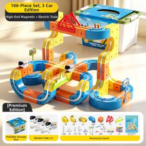 XINGE | Magnetic Track Car Toy Variable Blocks Anti-Gravity Train