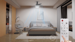 Y·S·S YaSheng New Ceiling fan with light Remote D52cm 30W/40w big size E27 bulb LED electric fan