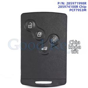 Chip Điều Khiển Từ Xa Không Cần Chìa Khóa 433MHz 4A PCF7953M Cho Renault Clio IV Captur 2009-2019