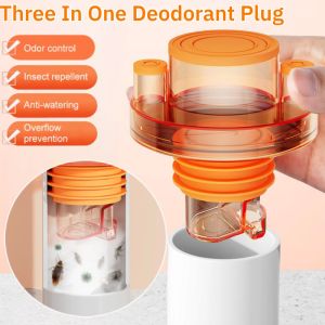 Three In One Deodorant Plug Kitchen Downcomer Three-Way Deodorizing Filter Sealing Plug