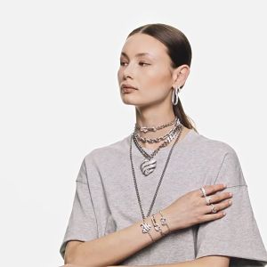 💖Swarovski💖Matrix silver heart-shaped diamond bracelet S925 sterling silver womens fashion bracelet hypoallergenic and non-allergic Valentines Day gift birthday gift for girlfriend and bestie