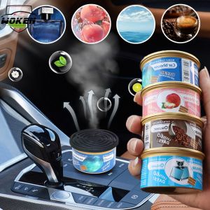 Woken บล็อกไม้ที่สร้างสรรค์น้ำหอมรถยนต์น้ำหอมจัสมินกาแฟน้ำหอมติดทนนานกลิ่นระเหยอโรมารถยนต์อุปกรณ์เสริมรถยนต์น้ำหอมปรับอากาศ