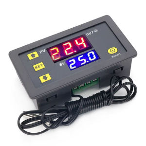 W3230 DC 12V 24V AC110-220V Probe Line Digital Temperature Control LED Thermostat Regulator Heat/Cooling Control Thermoregulator