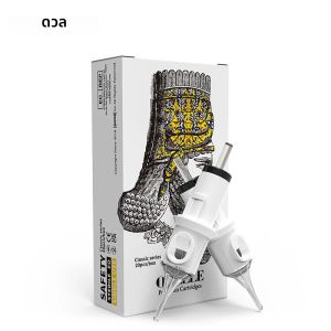 QUELLE 20 ชิ้นเข็มสักสักบูติก RL/RS/M1/RM # ความปลอดภัยฆ่าเชื้อแบบมืออาชีพ 10 = 0.3 มม. สําหรับเครื่องสัก