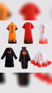 Anime Naruto Cosplay Seventh Hokage Cloak Namikaze Minato Cosplay White Cape Full Set Costume Halloween comic cosplay