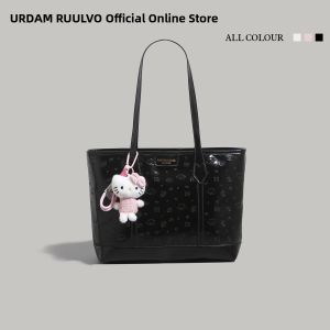 URCDN RDALVO | Cartoon Embossed Tote Bag for Students Large Capacity