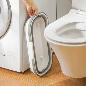 Mop Bucket Rectangular Collapsible Bucket Large with Pulley Household Handle Water Storage Mop Basin Washing Mop Bucket