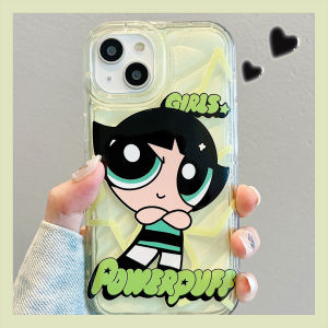 เคสโทรศัพท์มือถือแบบน่ารักและเก๋ไก๋สำหรับผู้หญิง ดีไซน์การ์ตูน หน้าจอป้องกันแบบนิ่ม สำหรับ Apple 14promax 13 11 12 13pro 17