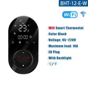 Tuya WiFi Thermostat Socket Smart Temperature Controller 16A 220V Temp Switch  EU Plug Thermostat for Household