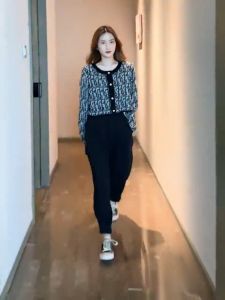 FRAN Korean Style Sweater Cardigan Fashion Women Long Sleeved Button Knit Top