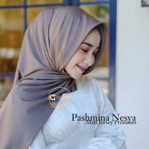 pashmina nesya pasmina instan jahit dagu iner oval Jersey premium
