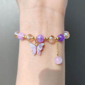 Corinna Student Bracelet Sun Flower Crystal Bracelet Small Daisies Female Finished Jewelry Friend Jewelry