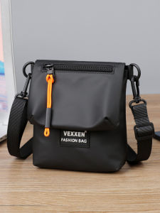 Casual Fashion Mens Shoulder Bag Mini Backpack Waterproof Mobile Phone Bag VEXXENDAISHU Soft PU Leather Crossbody Bag