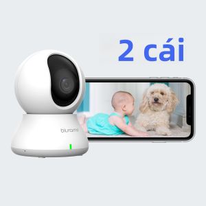 Camera Trong Nhà Blurams 2K 360 ° PTZ Với Ứng Dụng Điện Thoại Nói Chuyện 2 Chiều Tầm Nhìn Ban Đêm Còi Báo Động - An Ninh Gia Đình Giám Sát Thú Cưng 5GHz/2.4GHz