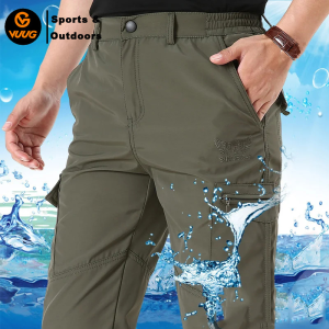 VUUG Cargo Pants for Men Outdoor Waterproof Tactical Pants for Men Work Pants (M-2XL)