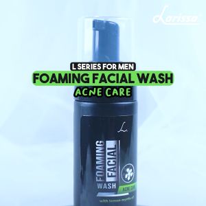 Larissa Men Series Foaming Facial Wash Acne Care - Sabun Cuci Muka Pria Untuk Jerawat