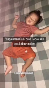 CLODI POPOK KAIN BAYI SOBI OVERNIGHT [TAHAN SEMALAMAN] SERAT BAMBOO