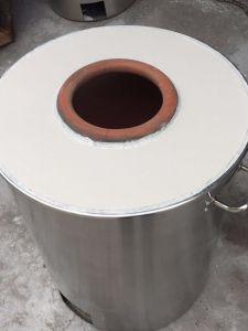 Stainless Steel Charcoal Bread Oven Commercial Gas Street Vendor Wok Helmet Jinyun Plum Sauce Oven Outdoor BBQ Cooking Tools