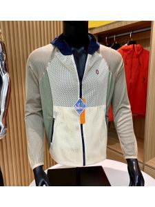 Bi Qiang Hong Kong Cabinet 1199 Tech Mesh Breathable Splice Outdoor Spring Summer Couple Skin Clothes Jackets Fashion Urban Youth