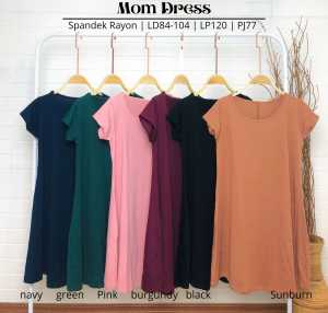 975 Maternity Dress Grosir 42 Spandek Rayon Import Adem Baju Hamil Babydoll Baju Rumahan Korean Style Terbaru Mini Dress Viral