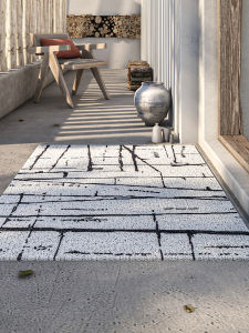 Leather Door Mat Home Entrance Rug Anti-Slip Wear-Resistant Cut-To-Size Washable Carpet for Doorway Indoor Floor Decor