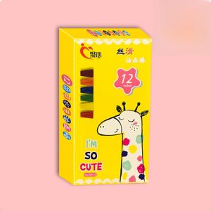 Safe Non-toxic Childrens Oil Pastels Set 12/18/24/36 Colors Washable Creative Painting Kit for Kindergarten Kids Primary School Art Special Use