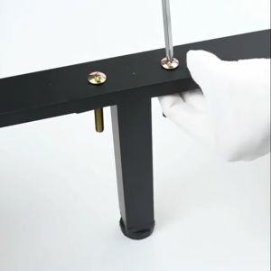 onuobao Row Frame Bed T-shaped Leg Adjustable Support Column Punch-free Bed Foot Metal Furniture Feet