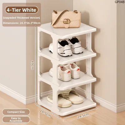 ZHUANJIAO | Simple Space-Saving Narrow Shoe Rack