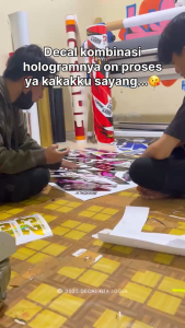 Decal Stiker Klx 150 Ungu Hitam Simple Minimalis Striping Sticker Dtracker Klx 150 cutting Hologram