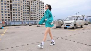 WALKINGSHOW Korean Casual Style High Cut Rubber Shoes For WomenB27