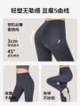 High Waist Women's Shark Skin Pants Seamless Underwear Casual High Nylon Lycra Fabric Butt Lifting Shaping Slimming Trousers. 