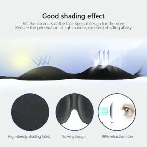 3D Eye Mask Breathable Light-Proof Three-Dimensional Eye Mask Sleep Eye Mask Fits the Face