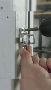 HB Zinc Alloy Spring Bolt Safety Lock Buckle Bolt Automatic Spring Latch Anti-theft Bolt