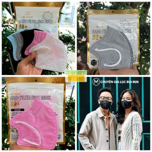 Khẩu trang N99 6d Bảo Châu BC Mask công nghệ nano 5 lớp lọc kháng khuẩn 99% túi 5 cái nhiều màu sắc cotienshop87