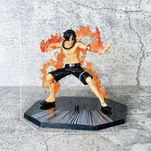 Bandai | One Piece Action Figures Set Fire Fist Luffy Ace Sanji Battle Model Dolls PVC Zoro Sabo Ghost Three-Knife Collectible Toys