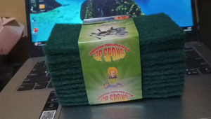 Pemasak Piring Hijau Strong Absorbent - Harga Satuan