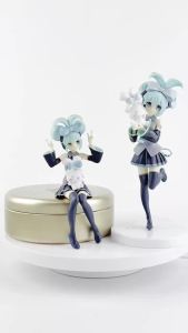 Bandai | Hot Sale Anime Hatsune Miku X Cinnamoroll Figure Fairy Mirror Sleeping Beauty Figures Car Ornaments PVC Model Toy Birthday Gifts