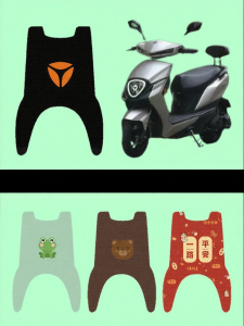 Decorative Electric Bike Foot Mat