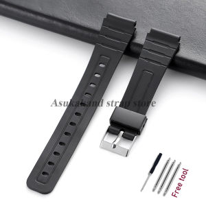 Silicone Rubber Strap for Casio W800H A158/168 AE1200 SGW400 F91W F84 F105/108 Watch Band 12mm 14mm 16mm 18mm 20mm 22mm Bracelet