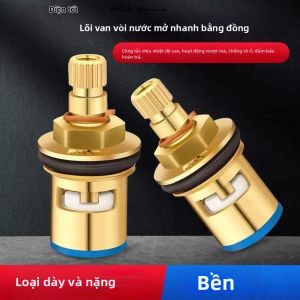 Van Vòi Nước Bằng Đồng Thau Gốm Sứ Thay Thế Đa Năng Cho Phòng Tắm - Xoay Theo Chiều Kim Đồng Hồ Hoặc Ngược Chiều Kim Đồng Hồ - Van Vòi Bên Trong
