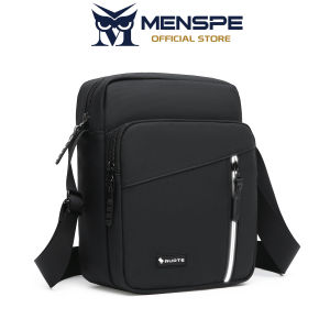MENSPE Fashion Shoulder Bag Mens Waterproof Messenger Bag Travel Bag Business Bag Lightweight Phone Bag Large Capacity Cross Body Bag Casual Bag Fashion Leisure Sport Street Bag for College Student
