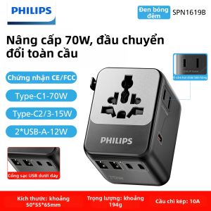 Philips | Đầu Chuyển Đa Năng Sạc Nhanh Du Lịch Toàn Cầu