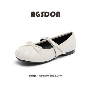 Agsdon | Mary Jane Ballet Slip-On Flats