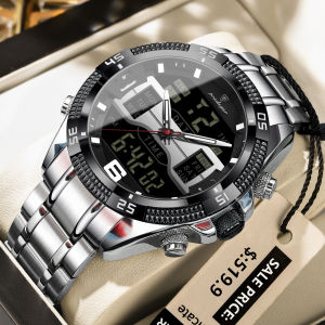 POEDAGAR Luxury Military Mens Quartz Watches Waterproof LED Week Date Sport Men Watch Fashion Digital Electronic Man Wristwatch
