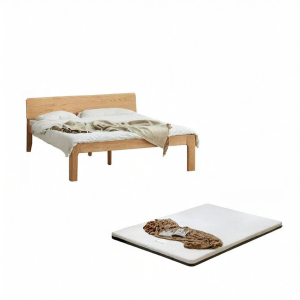 WEISHA | Nordic Home Use Oak Solid Wood Bed