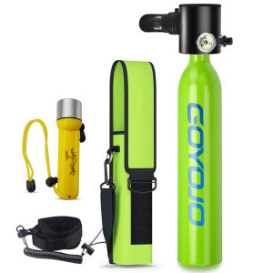 GOYOJO 0.5L Mini Scuba Cylinder Tank: Portable Underwater Breathing Equipment